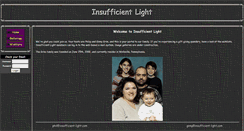 Desktop Screenshot of insufficient-light.com
